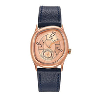 navy rose gold